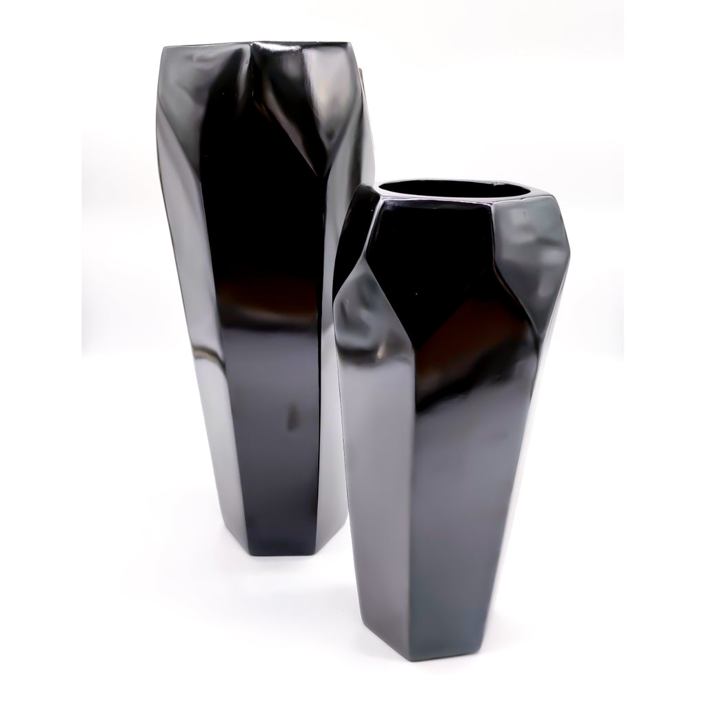 COPPIA VASI DIAMANTE - CERAMICA SMALTATA - SiroTime