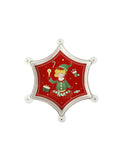 VASSOIETTO FIOCCO DI NEVE 'ELFOMAGIA' - NEW BONE CHINA - Brandani