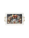VASSOIO CHRISTMAS BIANCO CON MANICI - Brandani