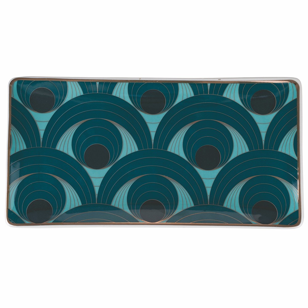 VASSOIETTO 'VETIVER' - NEW BONE CHINA - Villa D'Este Home Tivoli