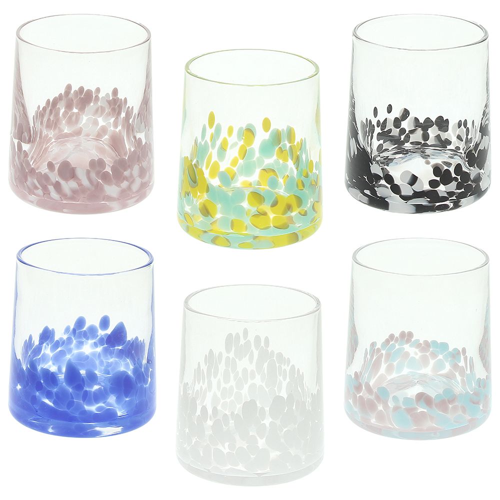 'VENEZIA' SET 6 BICCHIERI ASSORTITI - VETRO - Tognana