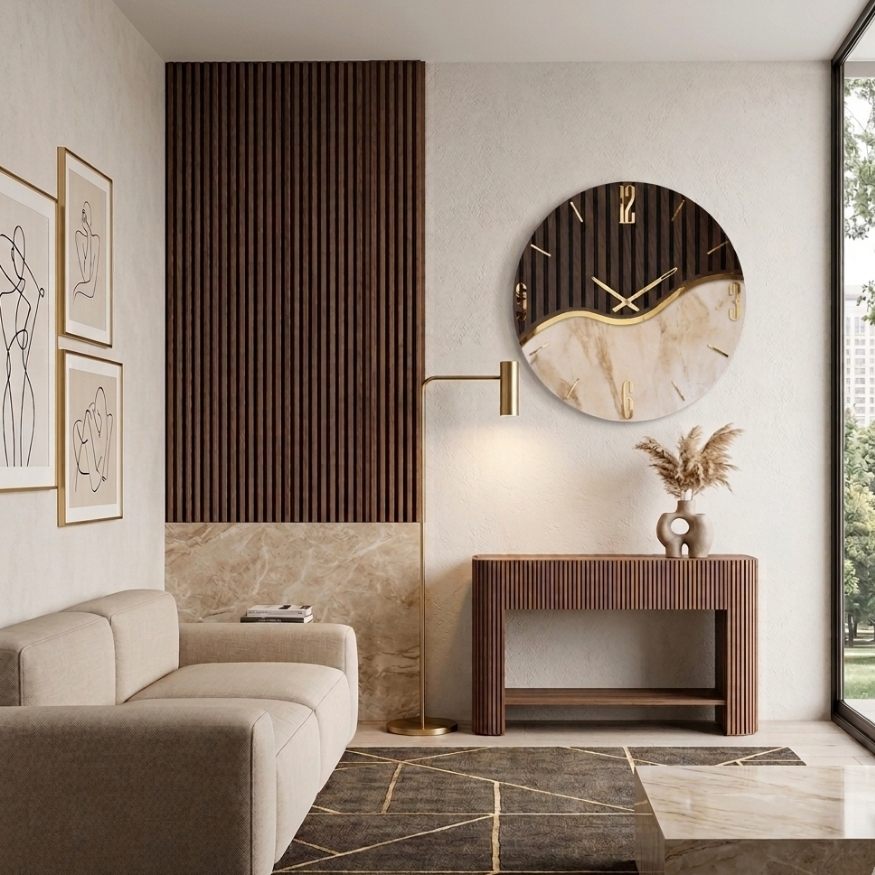 'WAVES PATAGONIA' OROLOGIO CANNETTATO - Artidea Home Decor