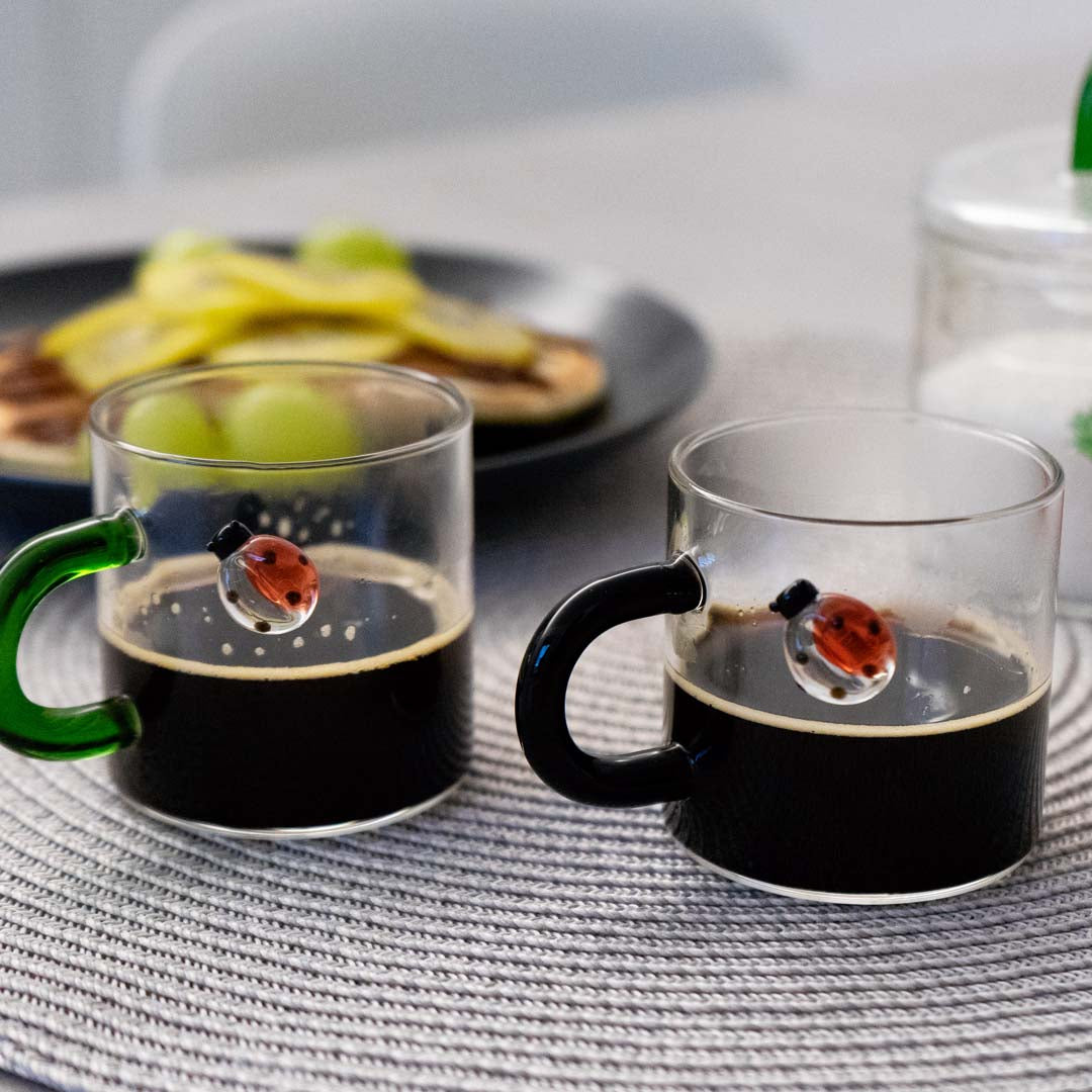 SET 2 TAZZINE CAFFE' 'COCCINELLA' - WD Lifestyle