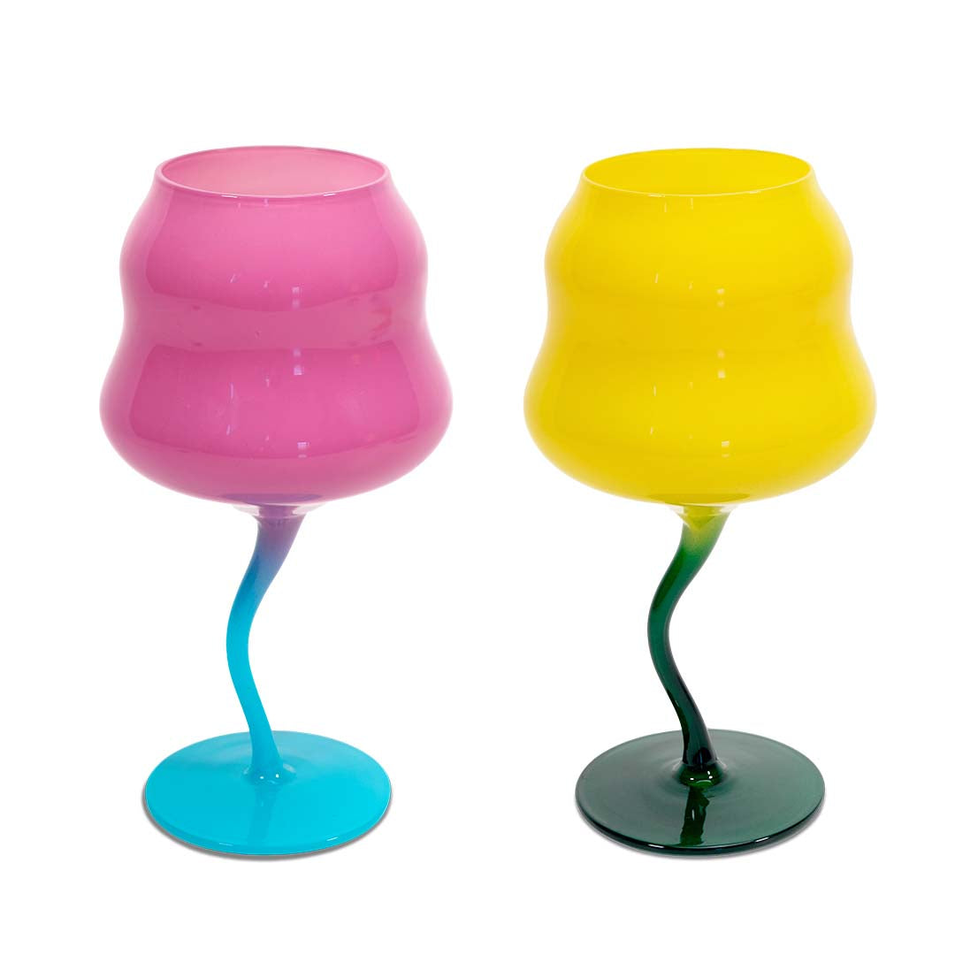 'SAMARCANDA' SET 2 CALICI DA COCKTAIL COLORI MISTI - WD Lifestyle