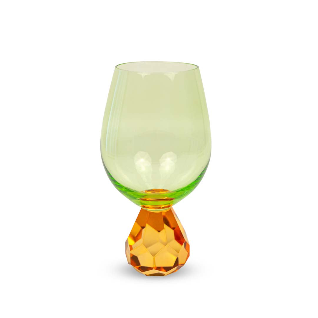 BICCHIERE COCKTAIL VERDE ARANCIONE - WD Lifestyle