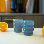 SET 2 BICCHIERI ONDE BLU - WD Lifestyle