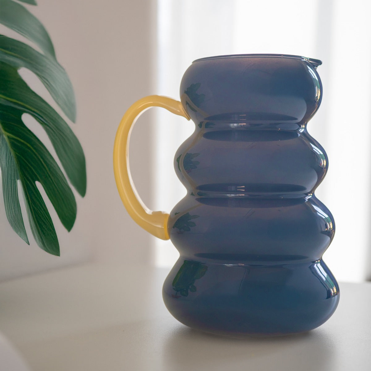BROCCA IN VETRO ONDE BLU - WD Lifestyle