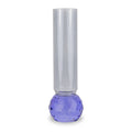 VASO VETRO DIAMANTE VIOLA E GRIGIO - WD Lifestyle